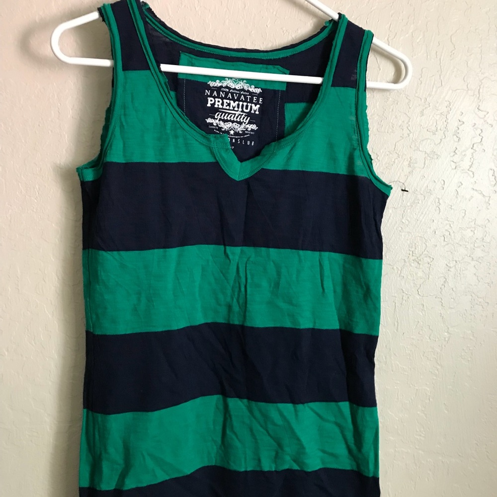 NWOT Nanavatee stripe tank
